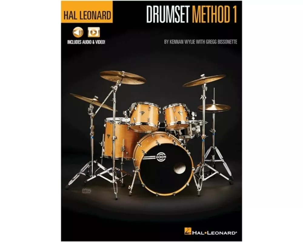 Hal Leonard Drumset Method - Book 1 by Kennan Wylie with Gregg Bissonette with Online Media