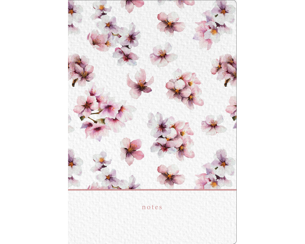 NATUR VERLAG Notizbuch Crushpaper A5 11017N Mandel Muster, dotted