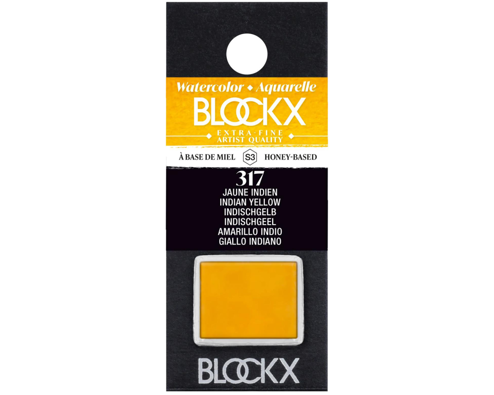 BLOCKX Aquarellfarbe 1.5ml 41317BXC indischgelb