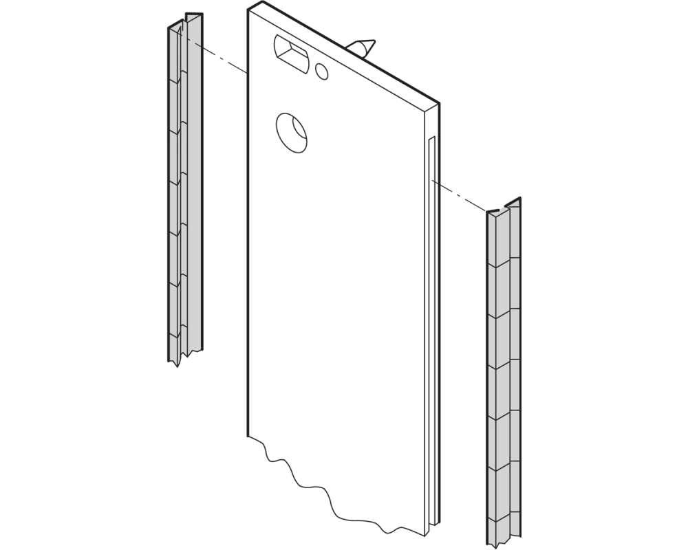 SCHROFF EMV-Dichtung (Stahl, rostfrei) - EMC DICHTUNG 3HE 97LG 10ST.
