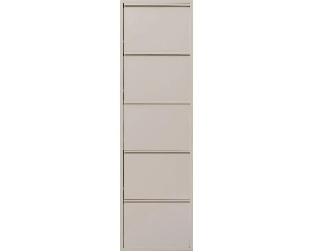 Kare Schuhschrank Caruso 5-er, 50 x 170 cm, Beige