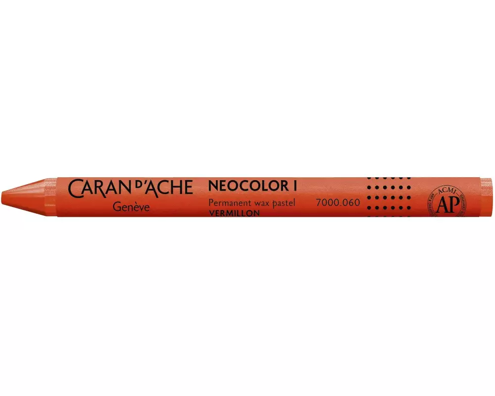 Caran d'Ache Wachsmalstifte Neocolor 1 wasserfest Zinnoberrot