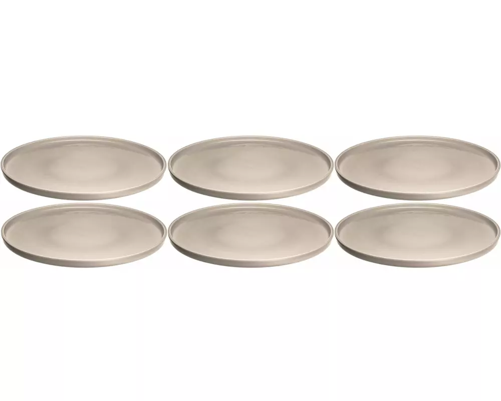 Leonardo Speiseteller Roma 6 Stück,Beige