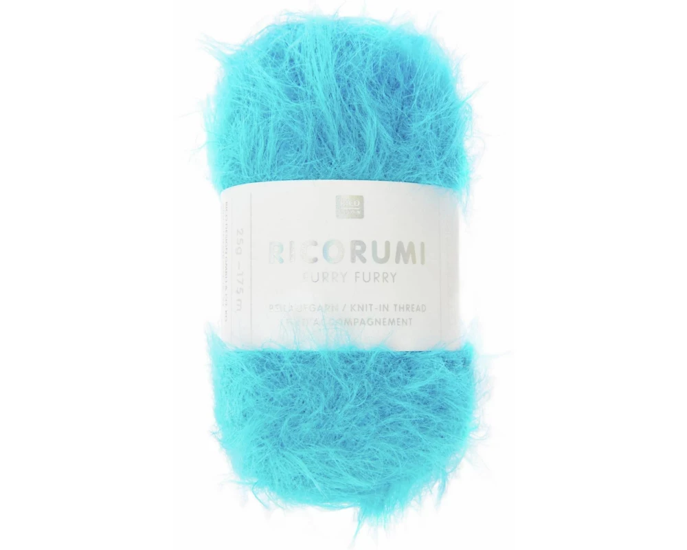 Rico Design Wolle Ricorumi Furry Furry Himmelblau