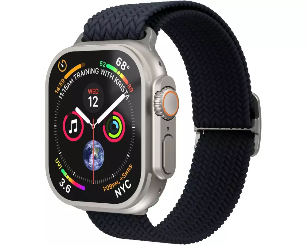 Vonmählen Armband Woven Loop Apple Watch 42/44/45/49 mm Navy