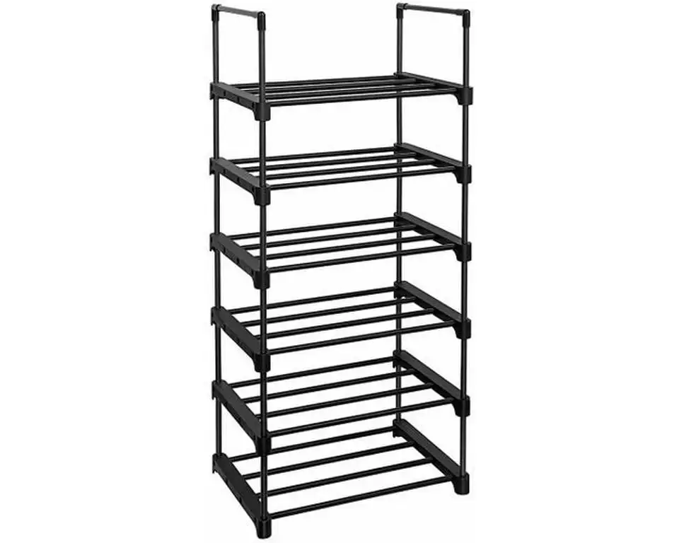 Songmics Schuhregal 30 cm x 106 cm, Schwarz