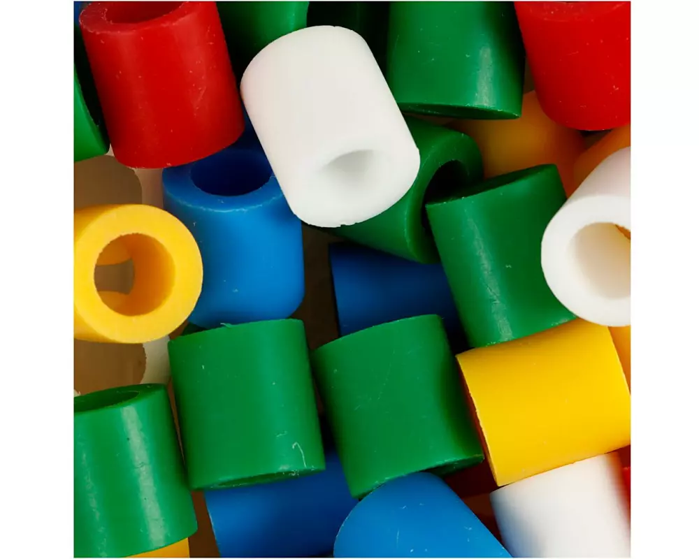 Creativ Company Bügelperlen-Set Jumbo ∅ 10 mm, Lochgrösse 5.5 mm, 2450 Stück