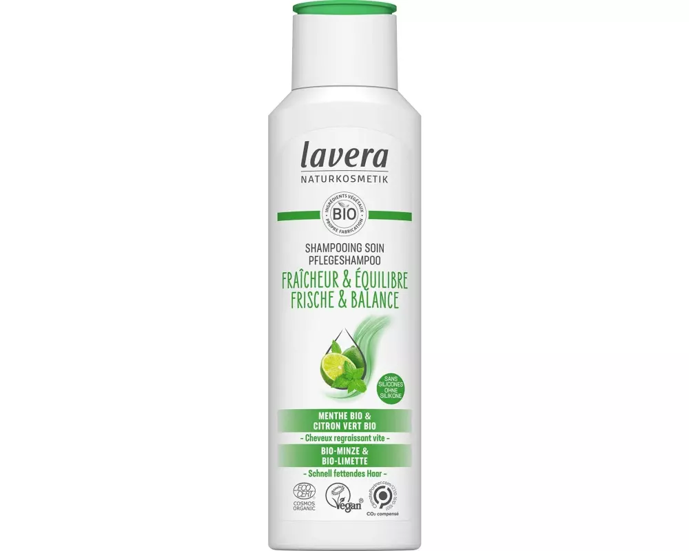 Lavera Shampoo Frische und Balance – fettendes Haar 250 ml
