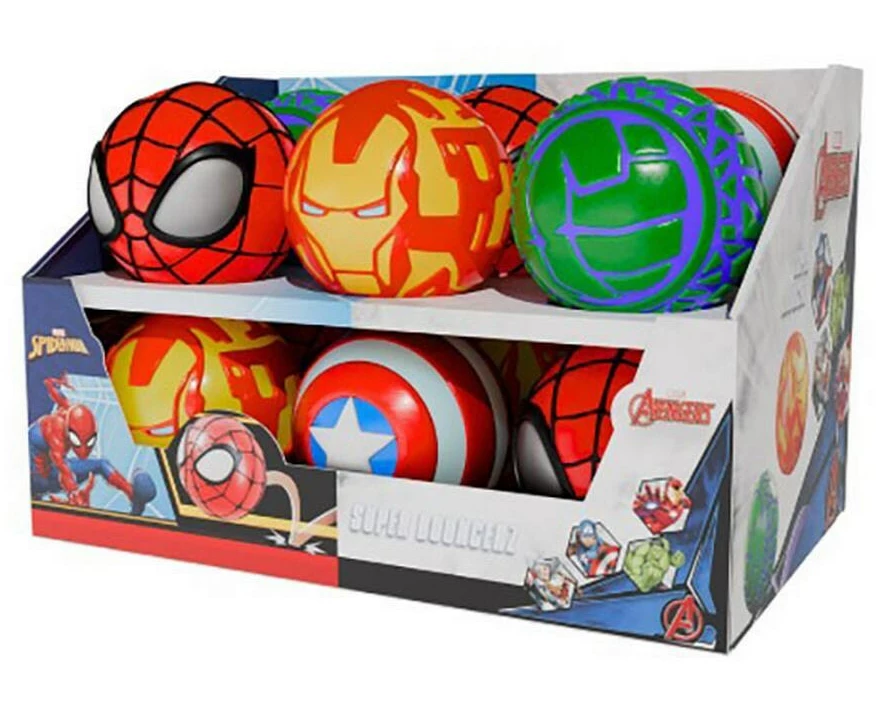 Sombo Gummiball Super Bouncerz Marvel Assortiert, 7.5 cm