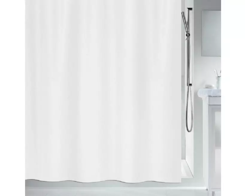 spirella Duschvorhang Primo 240 x 200 cm, Weiss
