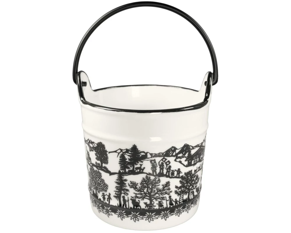 Trendform Küchenutensilienhalter Swiss Tradition Schwarz/Weiss