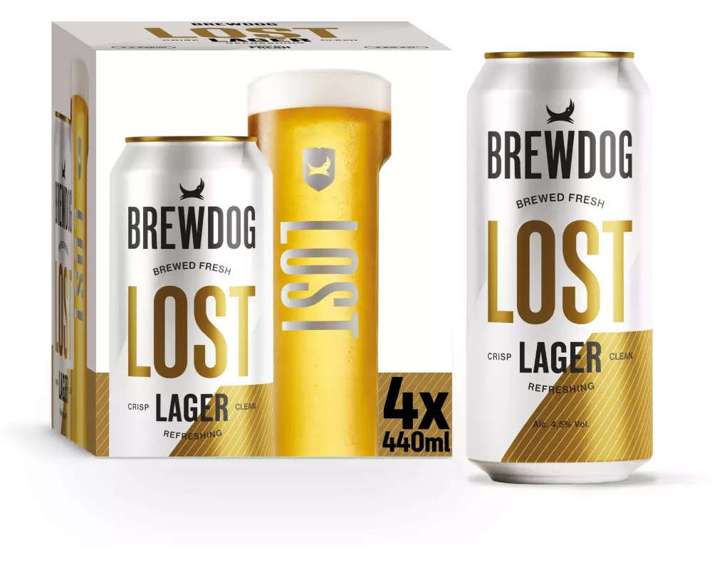 BrewDog Lost Lager 4 x 0.44 l