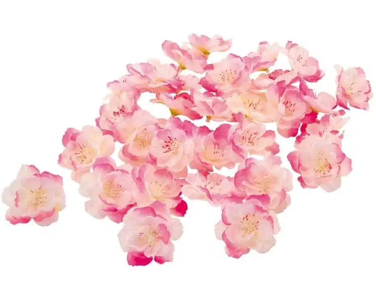 Dekomat AG Kunstblume Blütenköpfe 100 Stück, Rosa