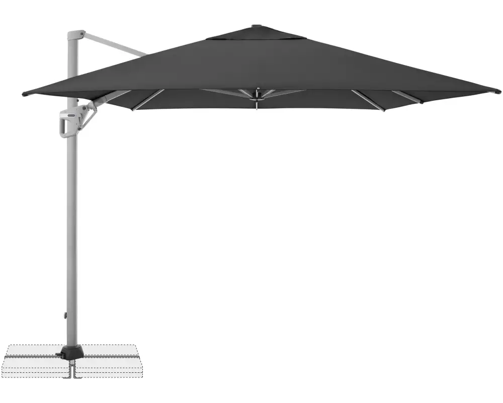 Doppler Sonnenschirm Active II 350 x 260 - Anthrazit