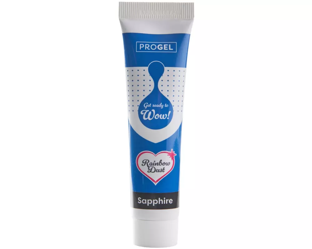 Rainbow Dust ProGel Lebensmittelfarbe Saphire Blau 25 g