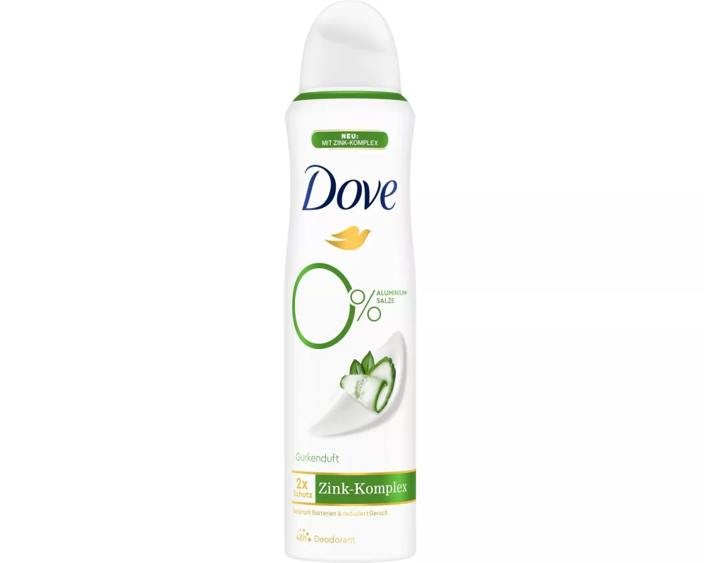 Dove Deo 0% Zink Gurkenduft 150 ml