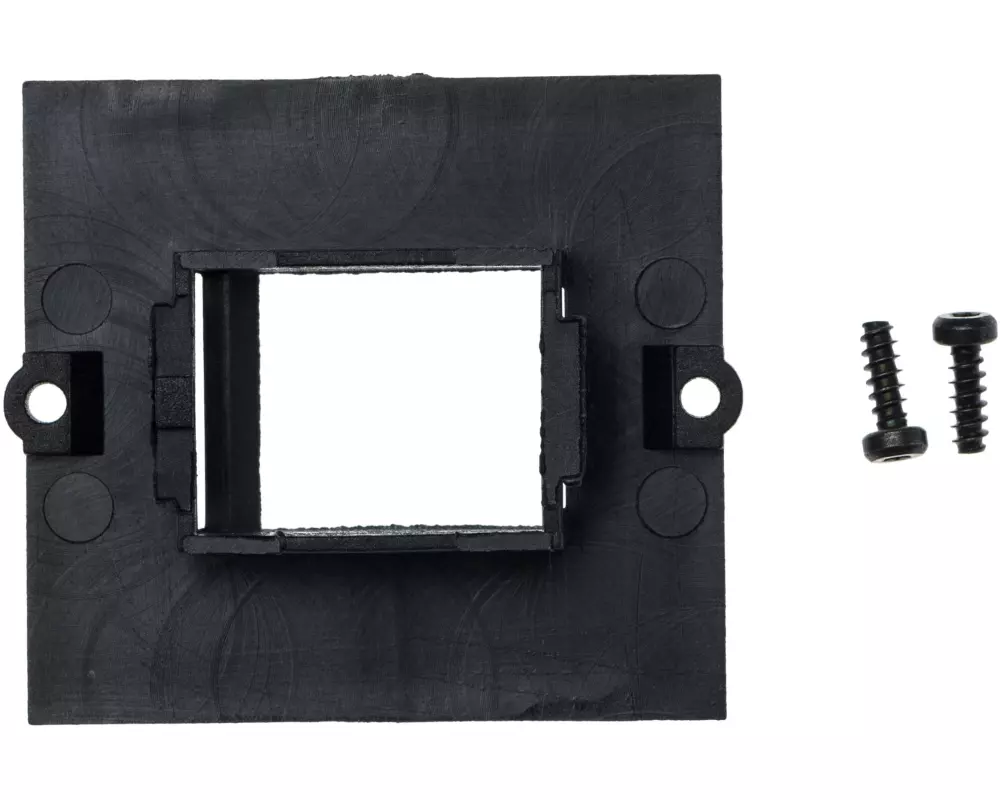 Bachmann Custom Modul, Rahmen 1x Keystone 1-fach Schwarz