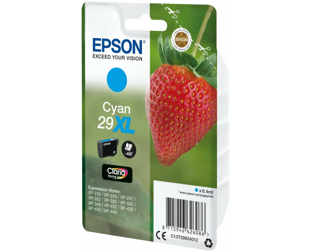 Epson Singlepack Cyan 29XL Claria Home Ink