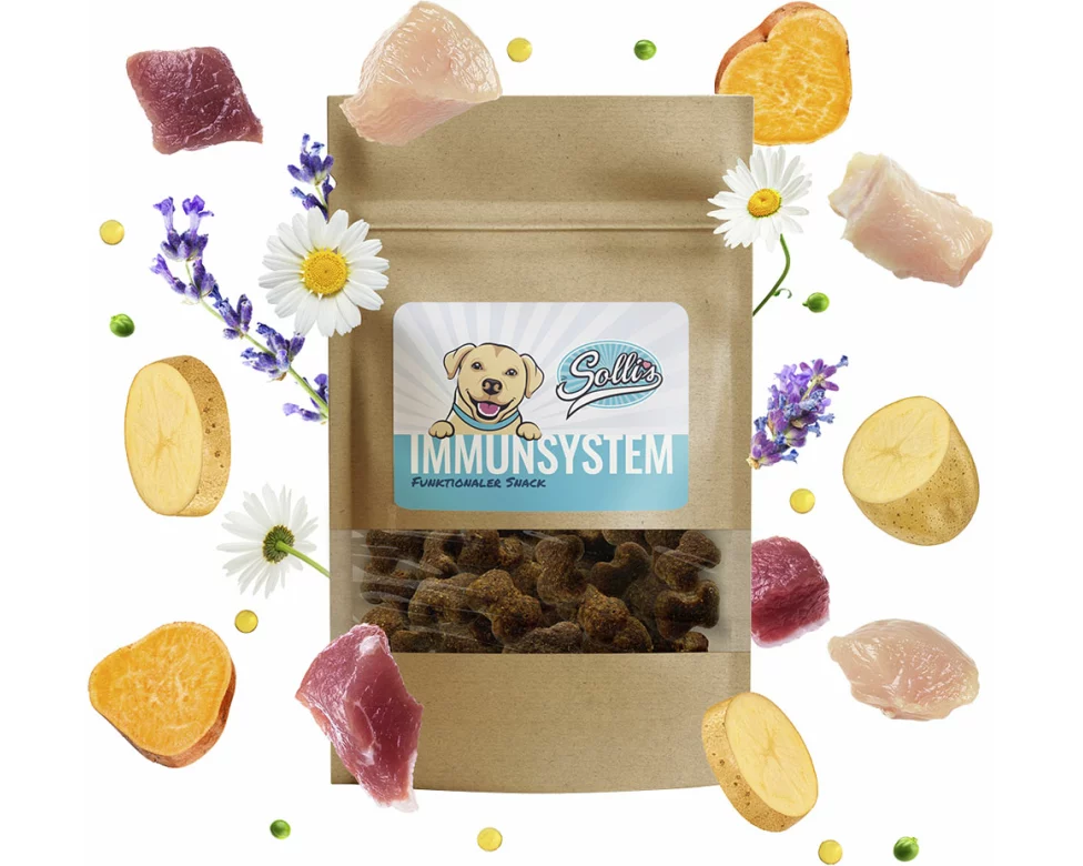 Solli's Snack Hund Geflügel für das Immunsystem 80g