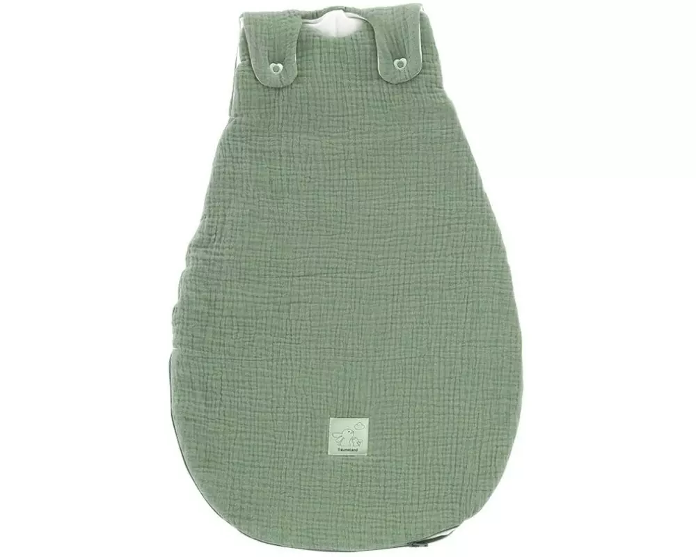 Träumeland Baby-Ganzjahresschlafsack salbei grün 68/74