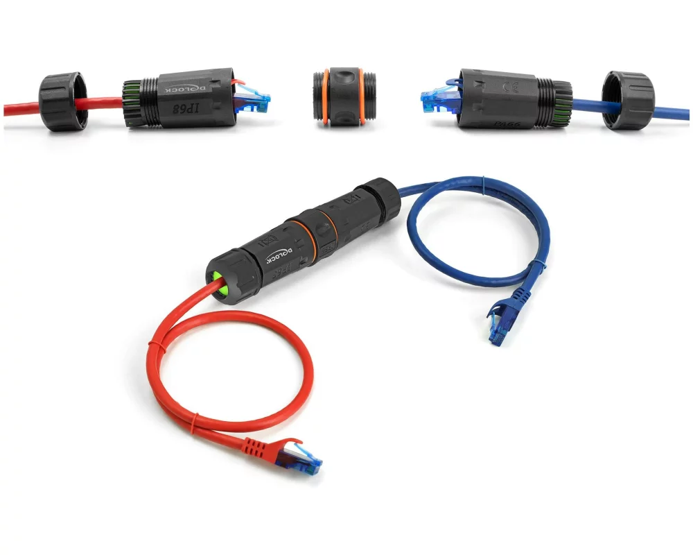 Delock Kabelverbinder RJ45 Buchse zu RJ45 Buchse Cat.6A 1 Stück