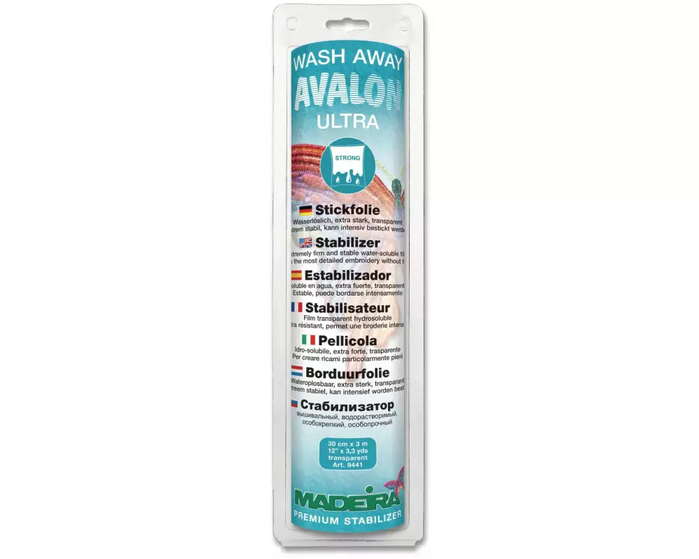 Madeira Stickfolie Wash Aways Avalon Ultra 1 Stück