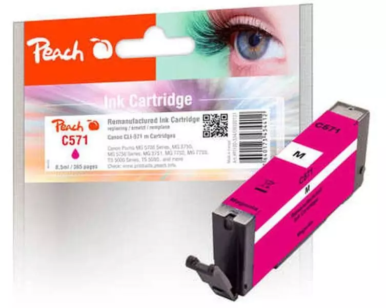 Peach Tinte Canon PGI-571M Magenta