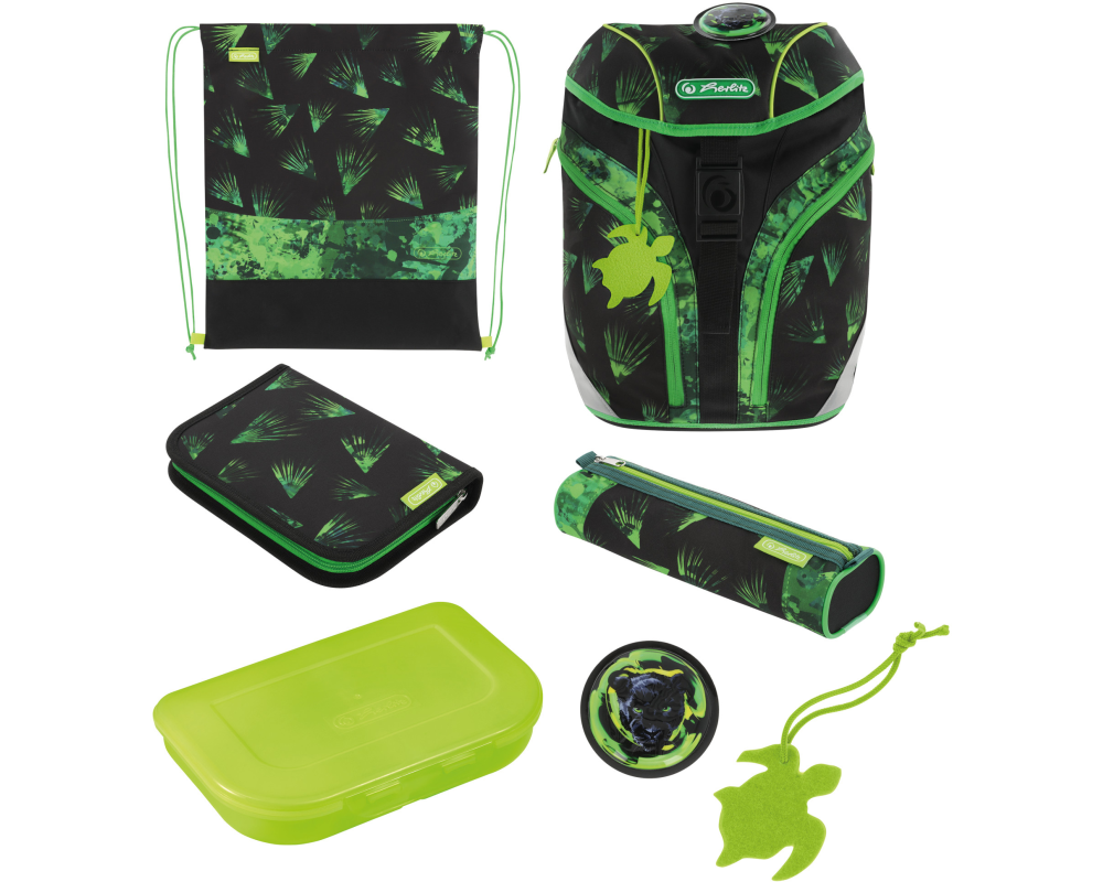 HERLITZ Schulthek-Set SoftLight Plus 50046119 GREENline Explorer
