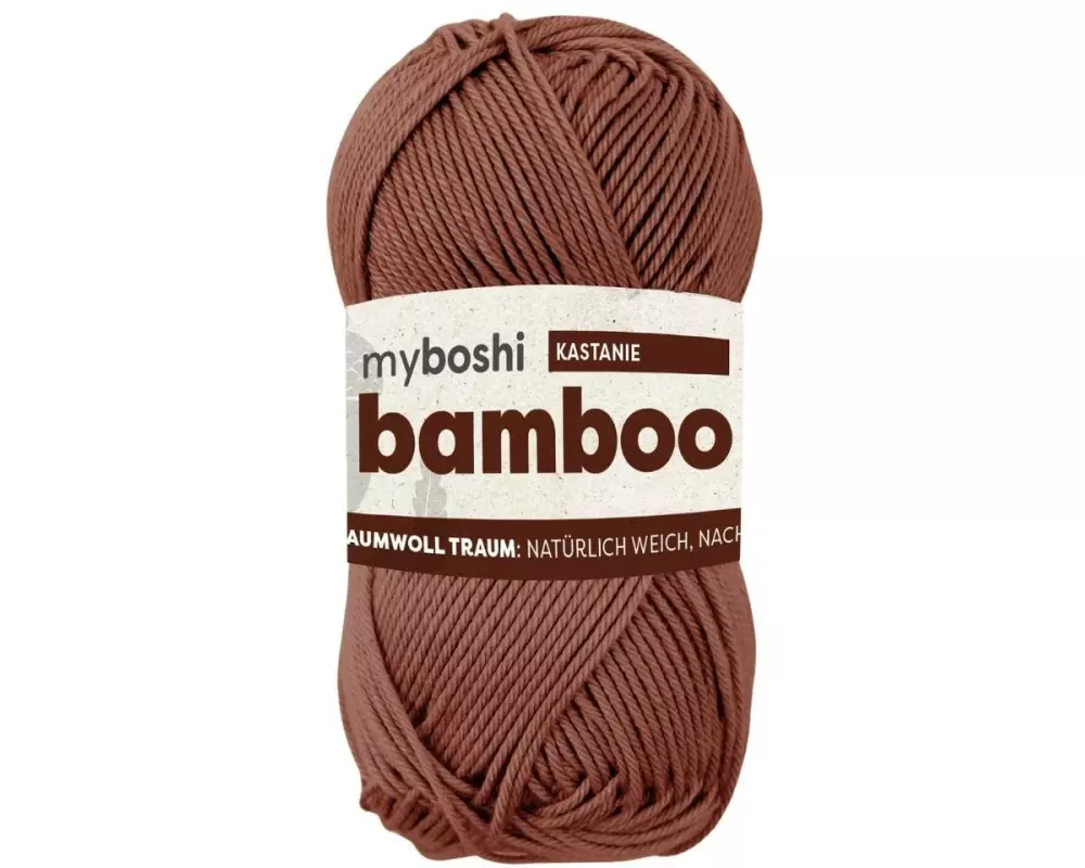 myBoshi Wolle Bamboo kastanie
