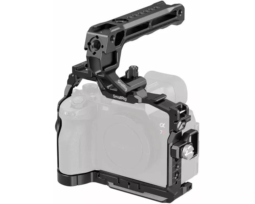 Smallrig 6703 HawkLock Sony A7R VI mit Griff und HDMI-Kabelklemme