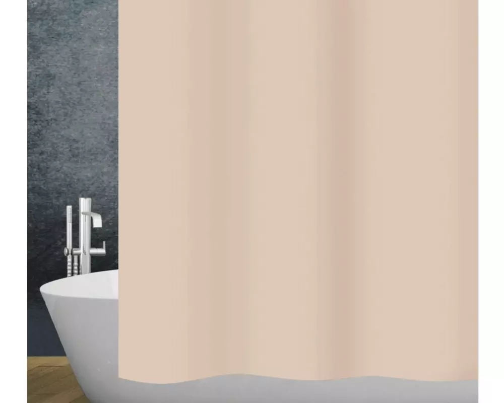 diaqua® Duschvorhang Basic Frappé 180 x 200 cm, Beige