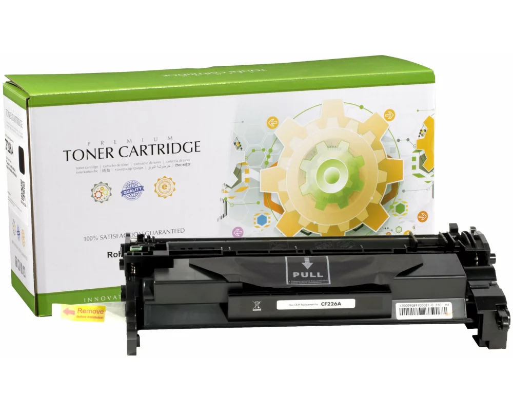 STATIC Toner cartridge compatible with HP CF226A black compatible 3.100 pages