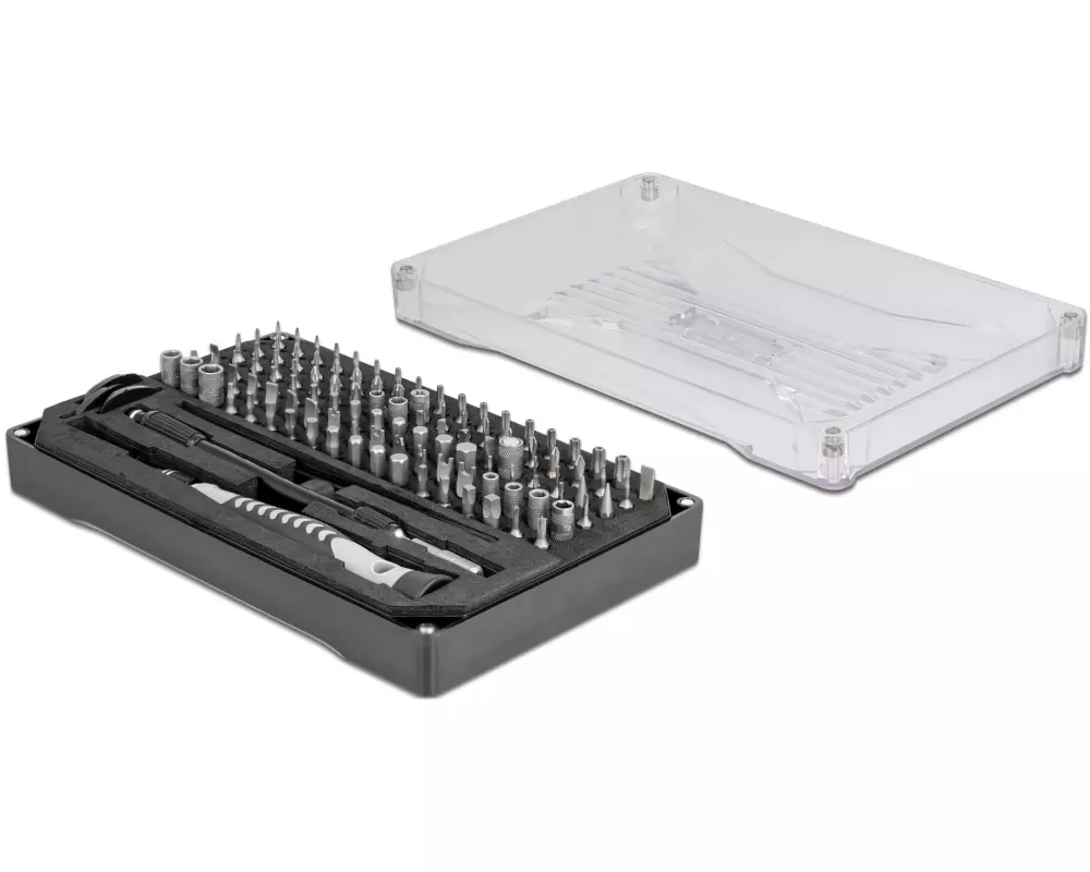 Delock Werkzeugset Schraubendreher 117-teilig