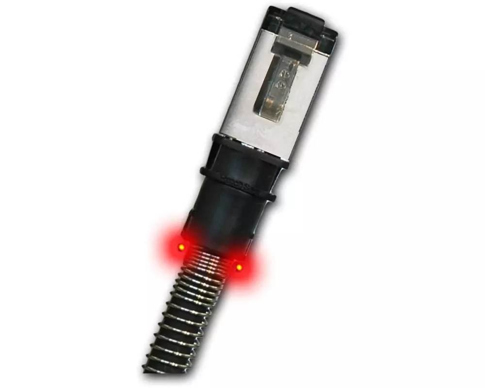 Patchsee Patchkabel PCI6-DPF/40 Cat 6A, U/FTP, 12.2 m, Schwarz