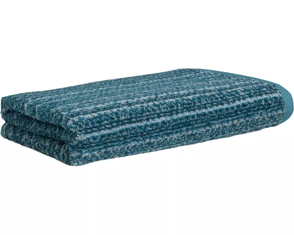 Möve Duschtuch Tide Texture 67 x 140 cm, Aqua/Petrol