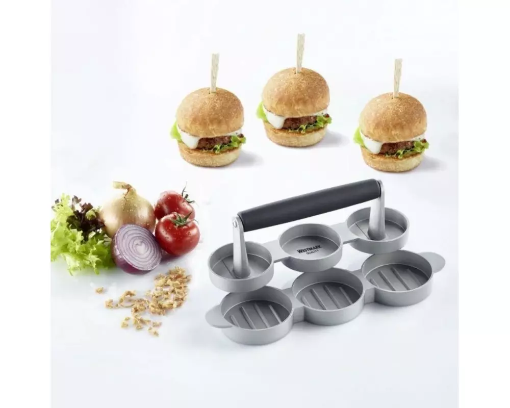 Westmark Burgerpresse Mini-Trio 8 cm