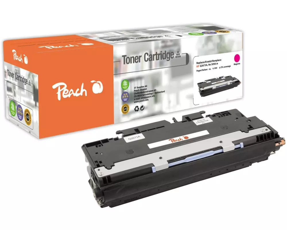 Peach Toner HP Nr. 309A (Q2673A) Magenta