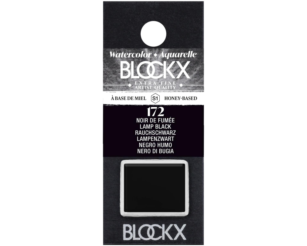 BLOCKX Aquarellfarbe 1.5ml 41172BXC lampenschwarz