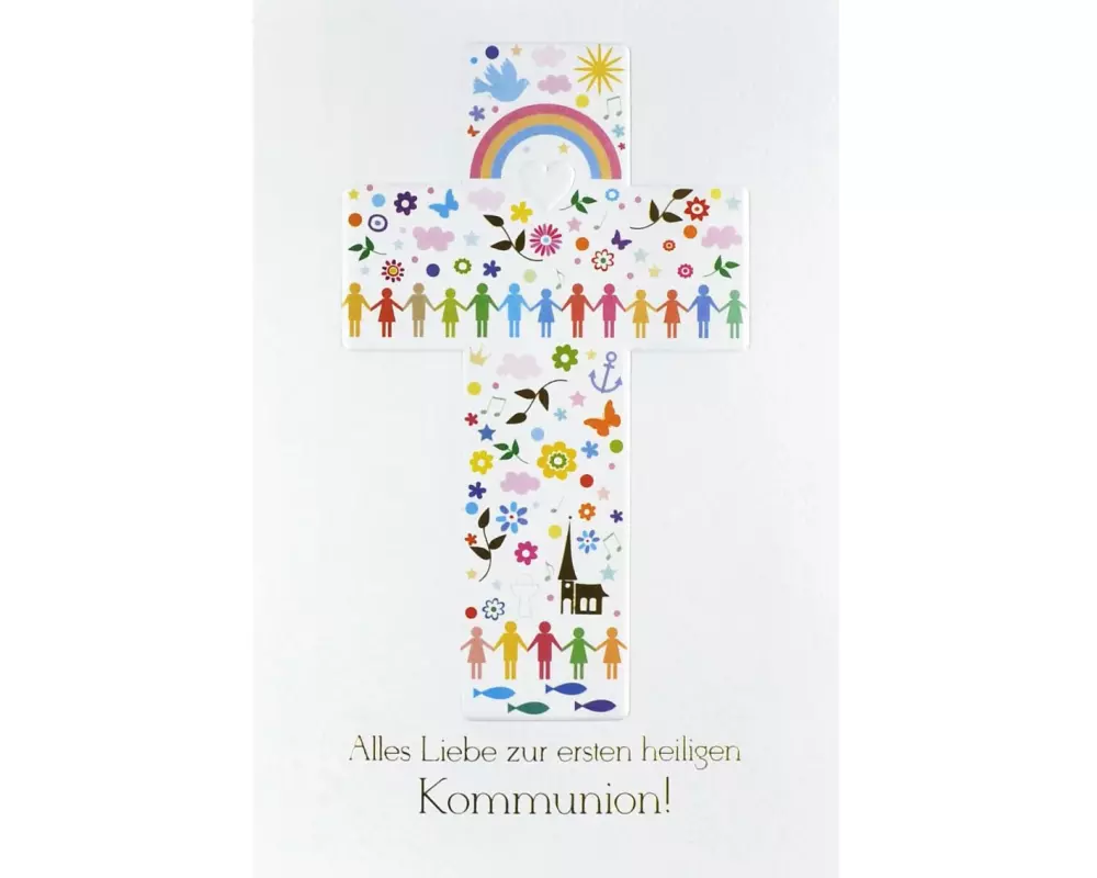 ABC Grusskarte B6 Alles Liebe zur ersten..