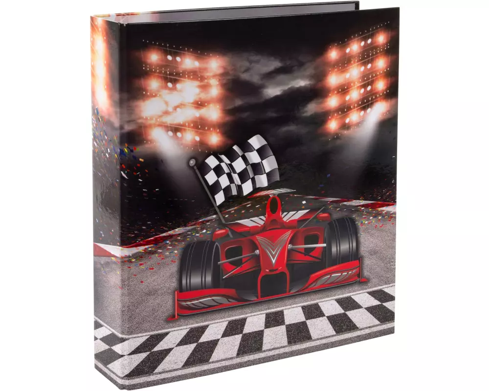 Goldbuch Ordner Racing Champion 8 cm, Rot/Schwarz