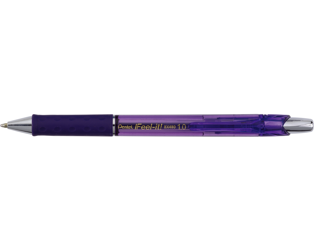 PENTEL Kugelschreiber Feel-it 1mm BX480-V violett