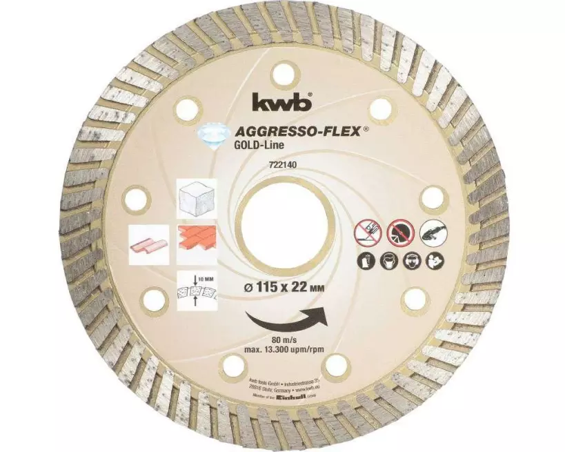 kwb Trennscheibe Gold-Line Diamant 115 mm