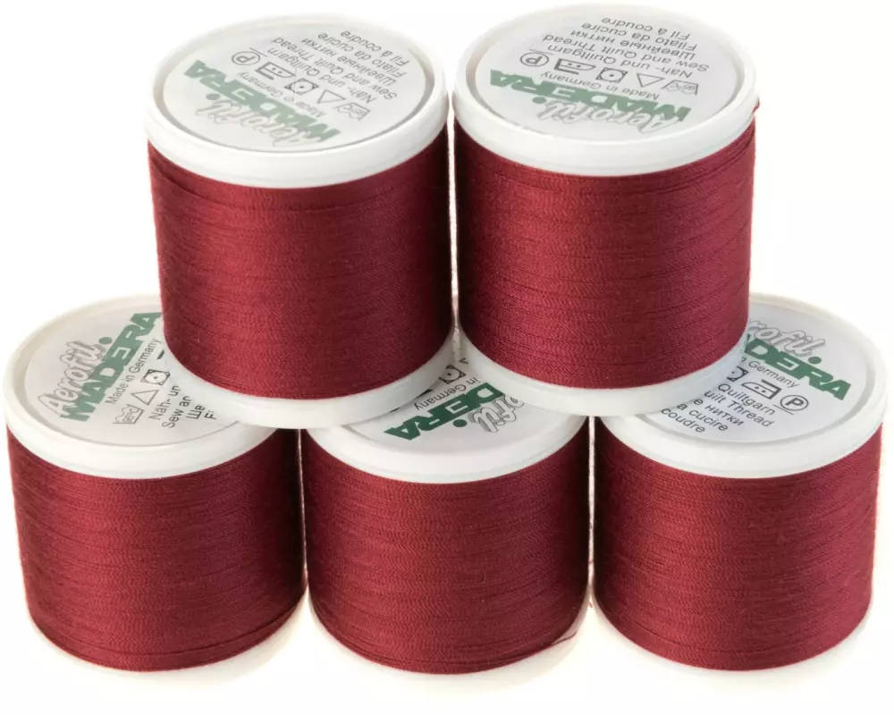 Madeira Näh-, Quilt und Overlockgarn Aerofil 120 Bordeaux
