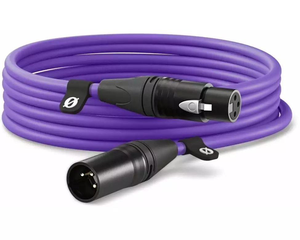 Rode XLR-Kabel XLRm-XLRf 6 m, Violett