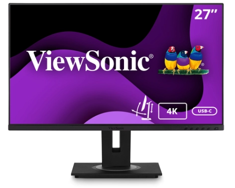 Viewsonic VG Series VG2756-4K PC Flachbildschirm 68,6 cm (27") 3840 x 2160 Pixel 4K Ultra HD LED Schwarz