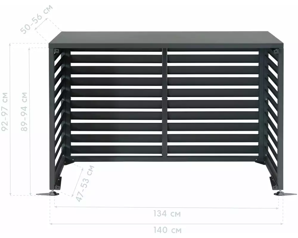 WESTMANN Gartenbox Anthrazit