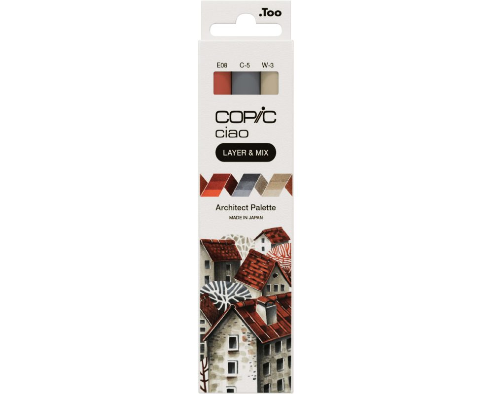 COPIC Marker Ciao 220750304 Architect Palette 3 Stück