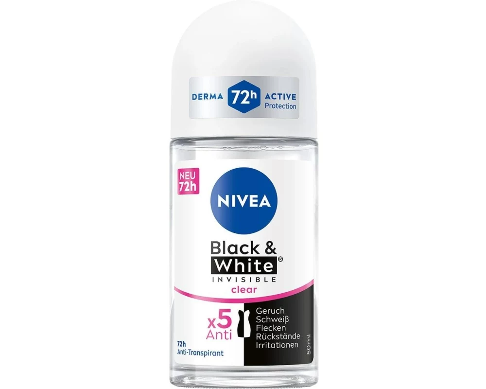 NIVEA Deo Roll-on Black and White 50 ml