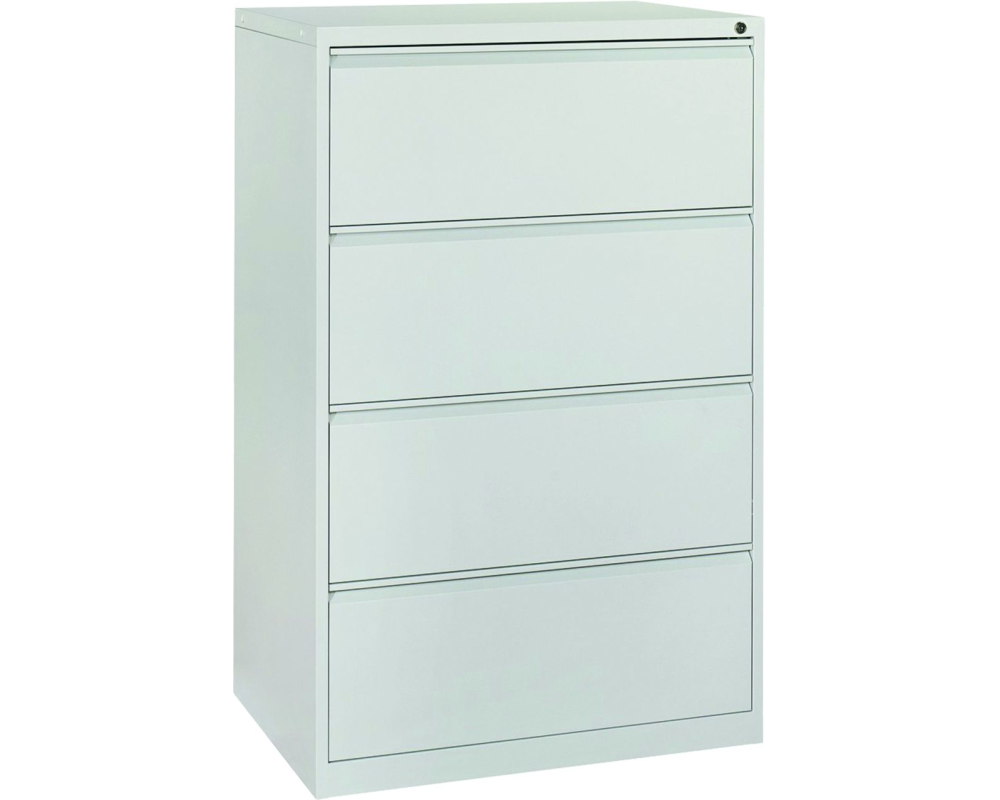 EDGY HR-Schrank 3424 4 Schubl. Breit, grau