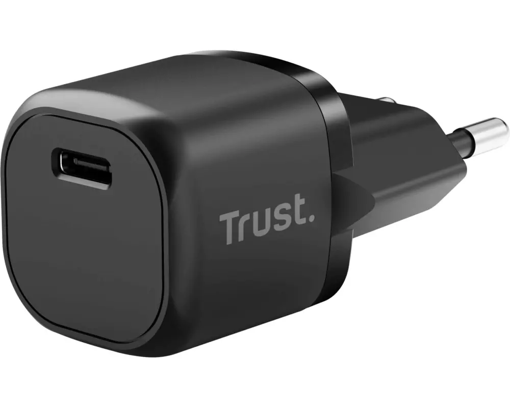 Trust USB-Wandladegerät Maxo Ultrakleines USB-C-PD 20 W Schwarz